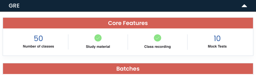 GRE Test Prep, GRE Test Preparation, GRE Live Classes, GRE Recorded Classes, GRE Mock tests