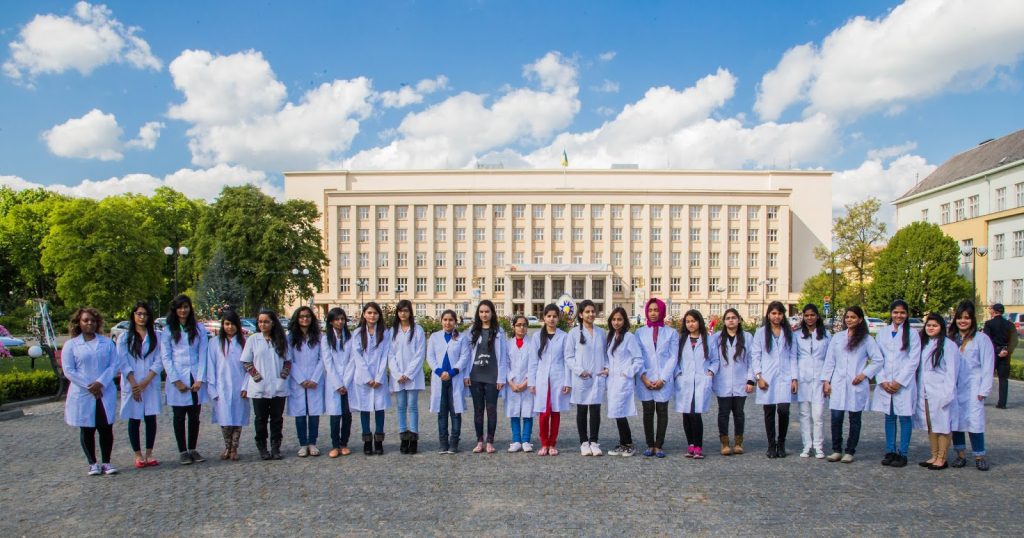 Picture of some MBBS students in Ukraine.