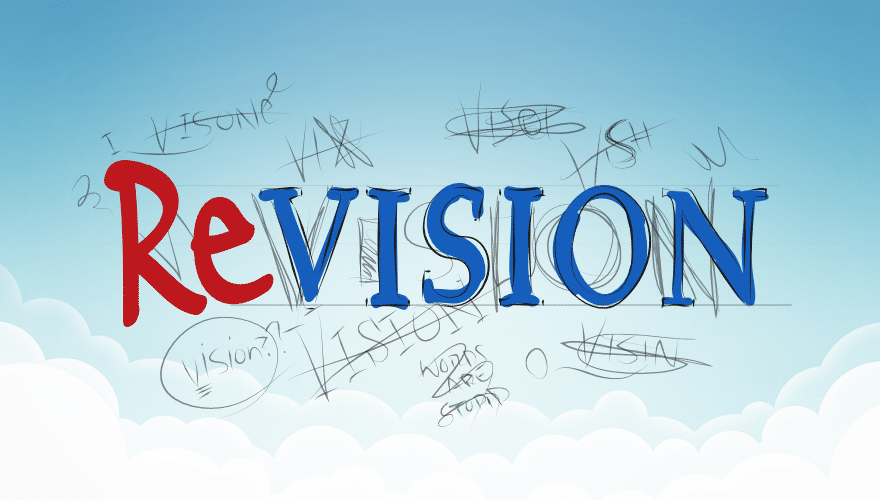 Image showing the word 'Revision'