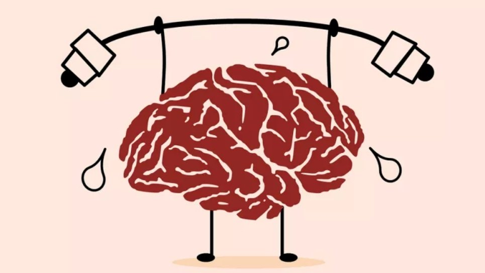 An image showing the brain being stressed 