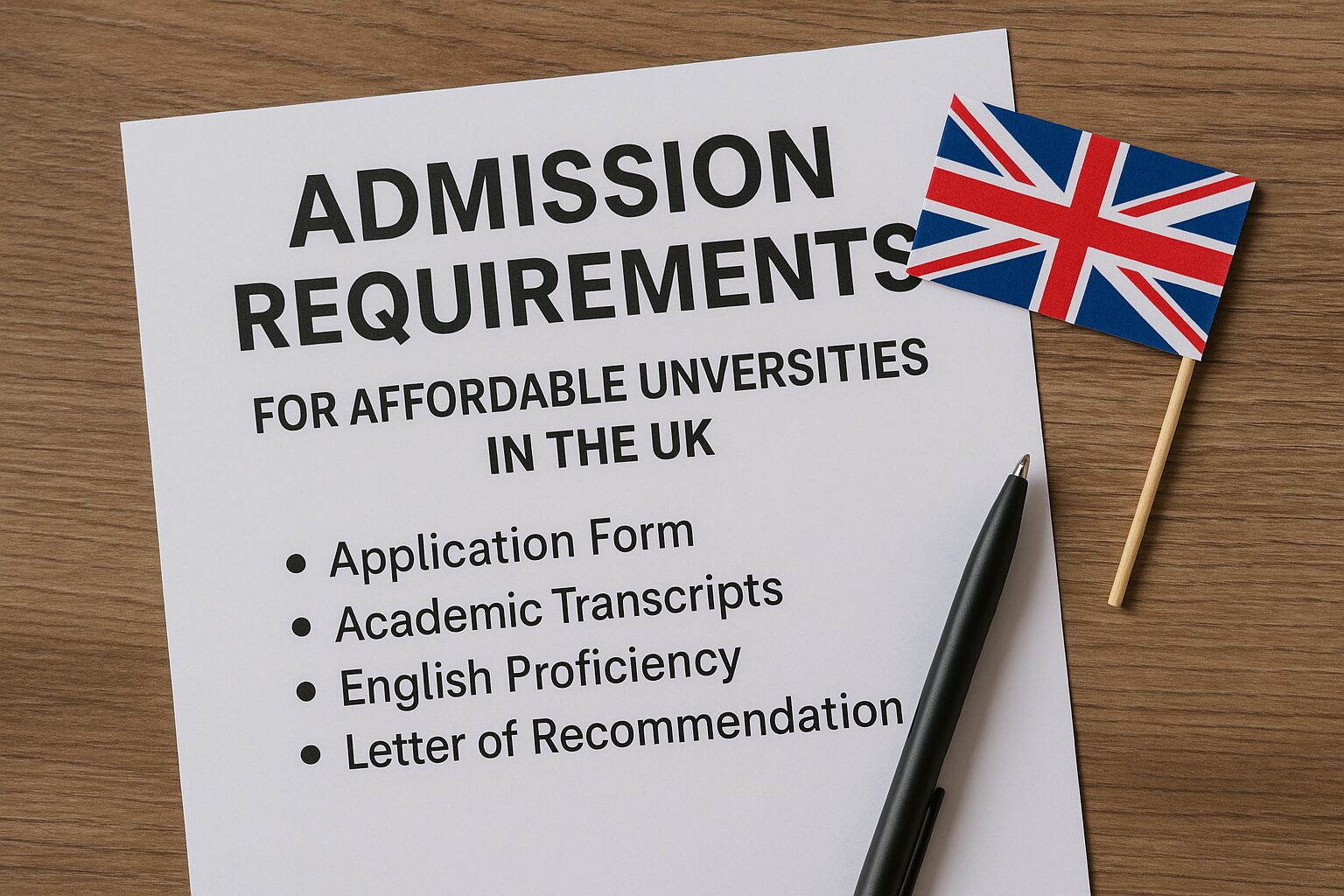 Admission Requirements for Affordable Universities in the UK
