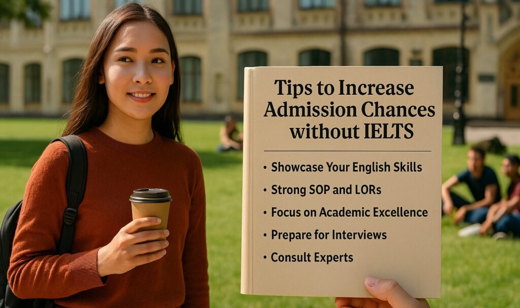 Tips to Increase Admission Chances without IELTS