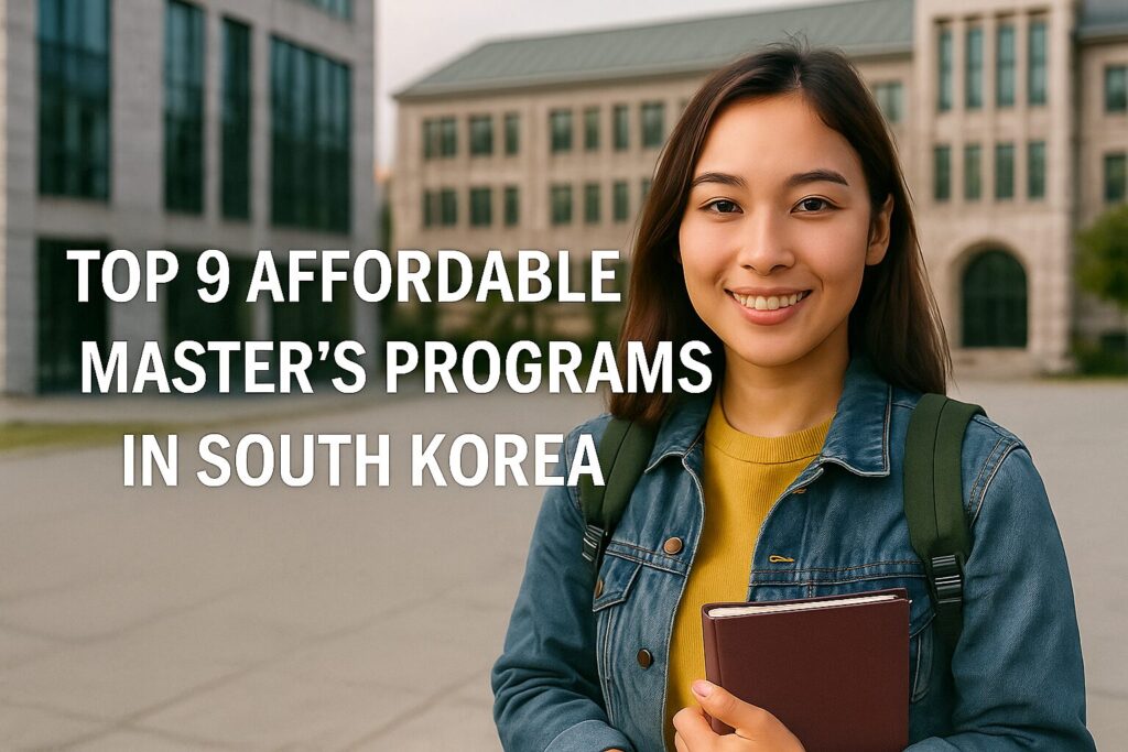 Top 9 Affordable Master’s Programs in South Korea for International Students