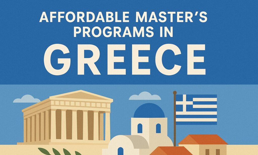 Affordable Master’s Programs in Greece