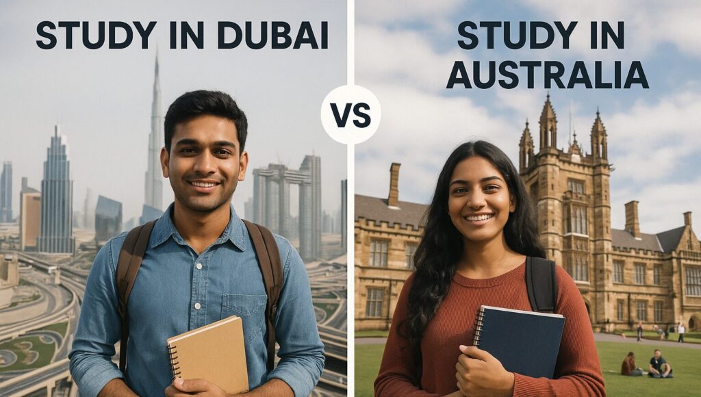 Study in Dubai vs Australia
