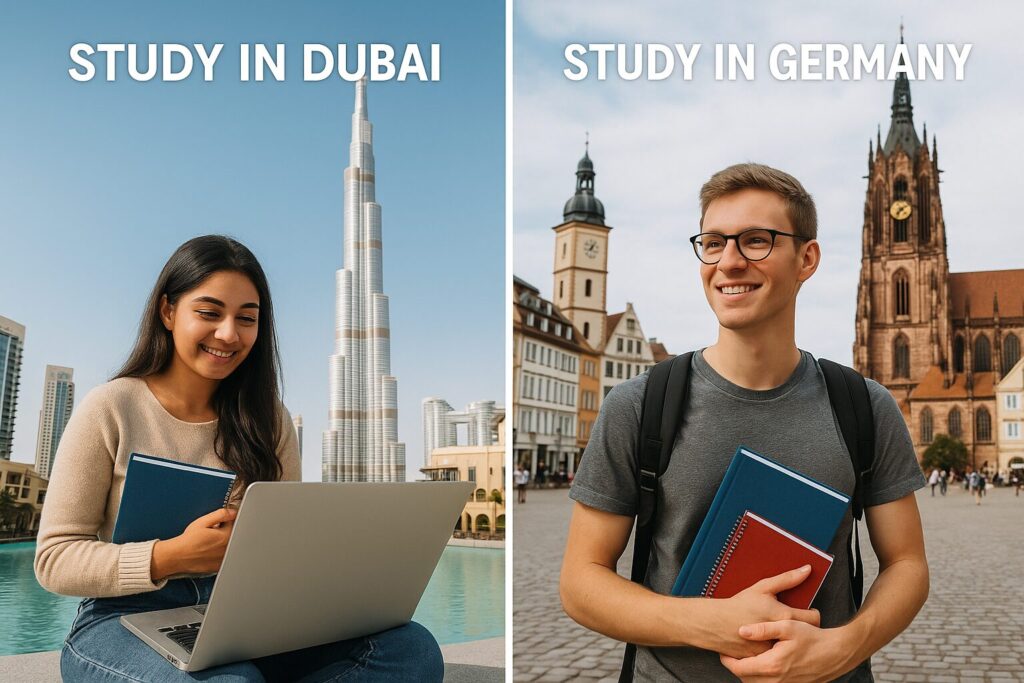 Study in Dubai vs Germany