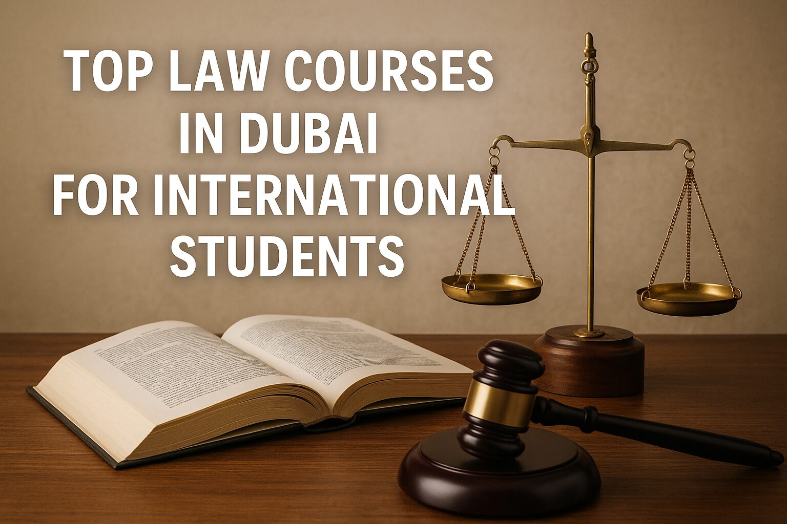 Top Law Courses in Dubai for International Students