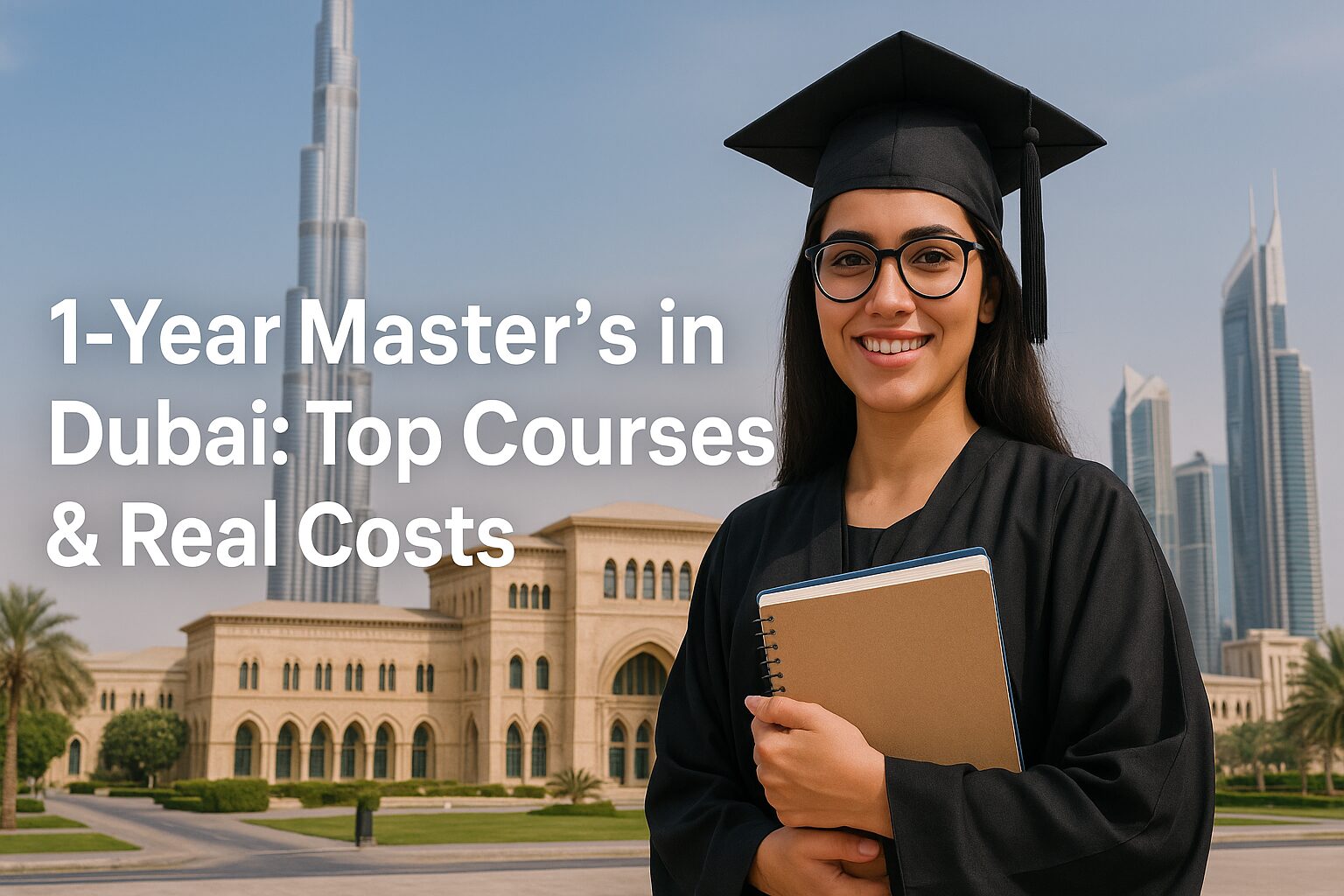 1 Year Master's in Dubai Top Courses, & Real Costs