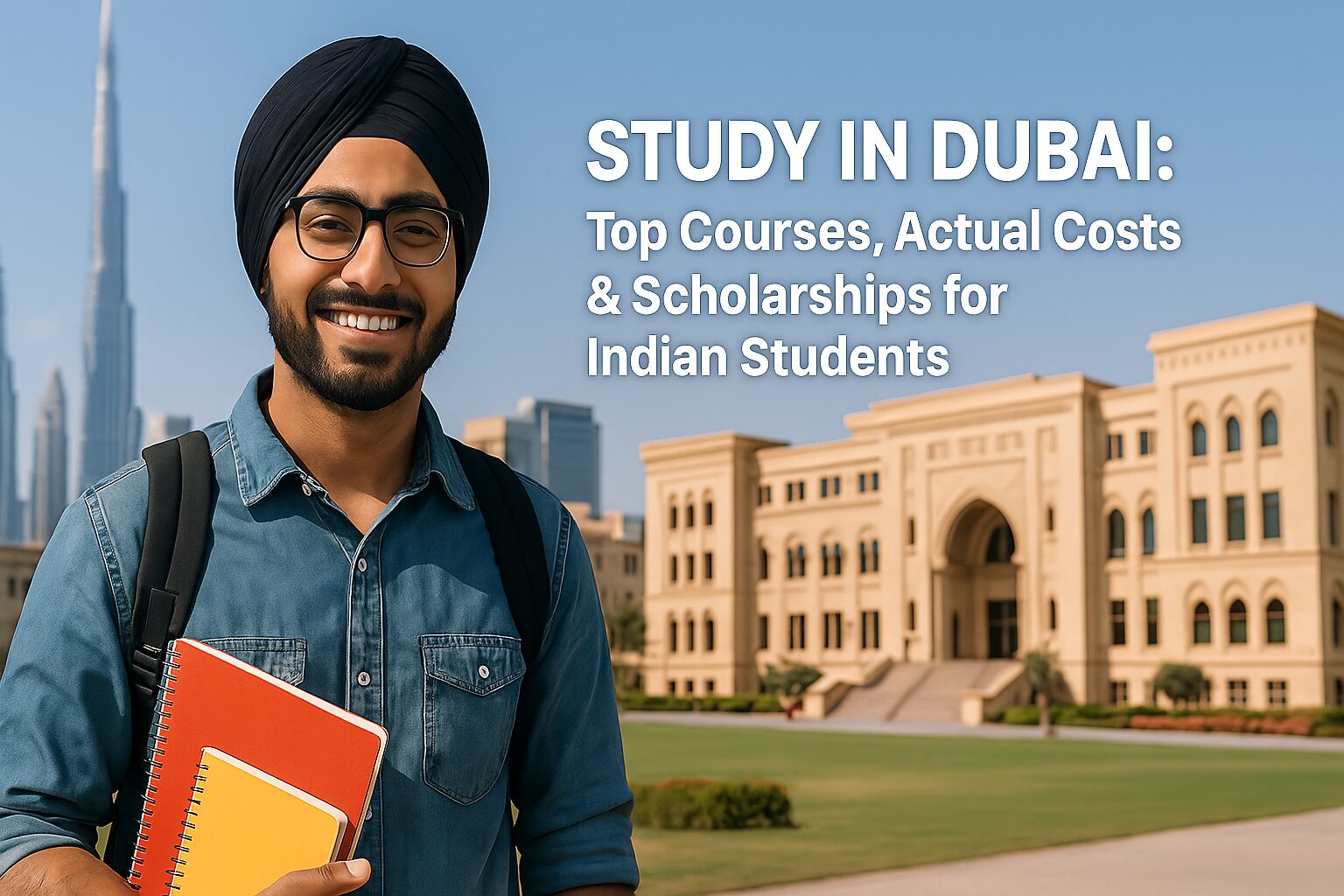 Study in Dubai Top Courses, Actual Costs & Scholarships for Indian Students